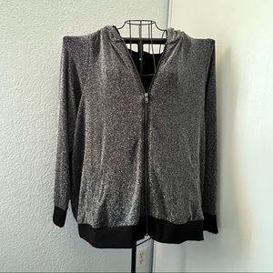 Torrid sparkly bomber jacket (hoodie)